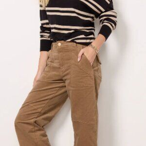 Kaya Corduroy Khaki Pant by KUT - 2
